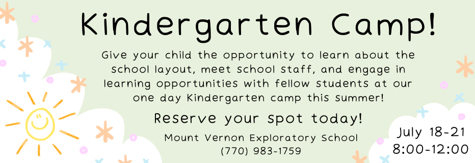 Kindergarten Camp!