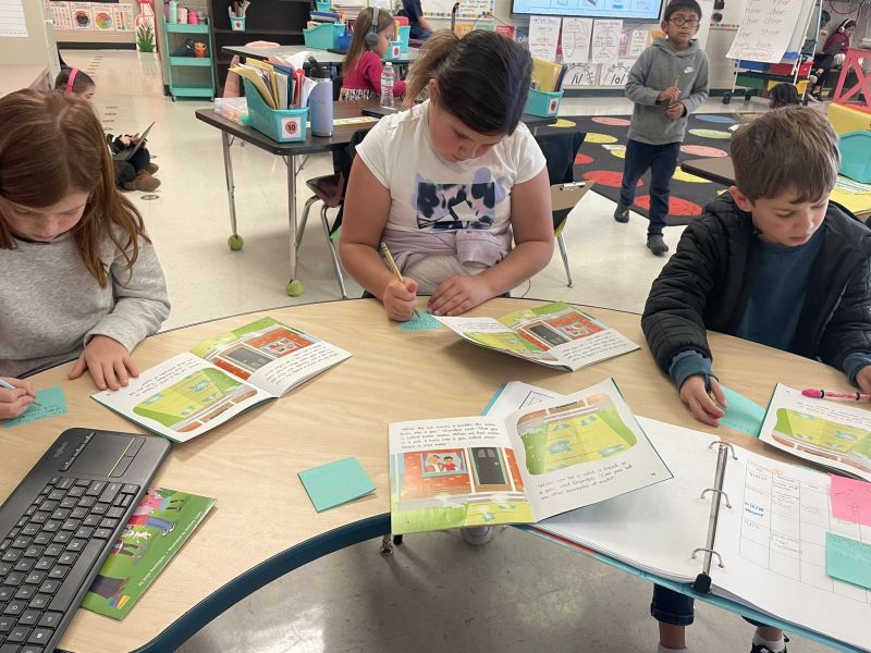 Image for the Tweet beginning: @MVESGainesville second graders are working