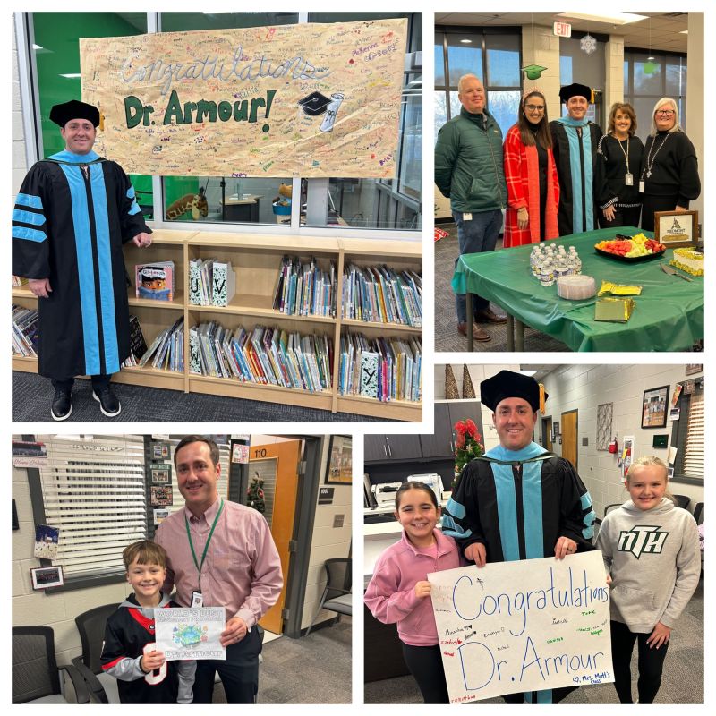 Image for the Tweet beginning: Congrats Dr. Armour! We are