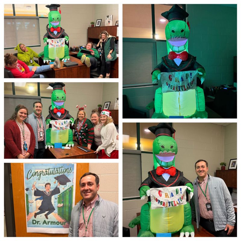 Image for the Tweet beginning: Congrats Dr. Armour! We are